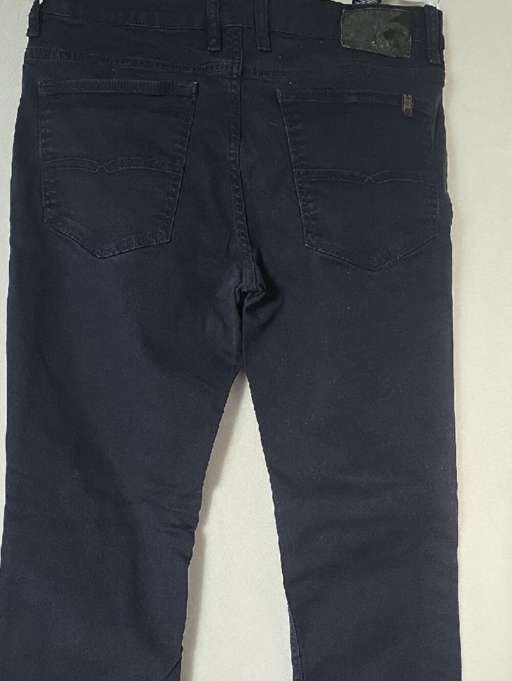 Classic Men's Dark Navy Jeans - Slim Fit - Picture 2 of 2